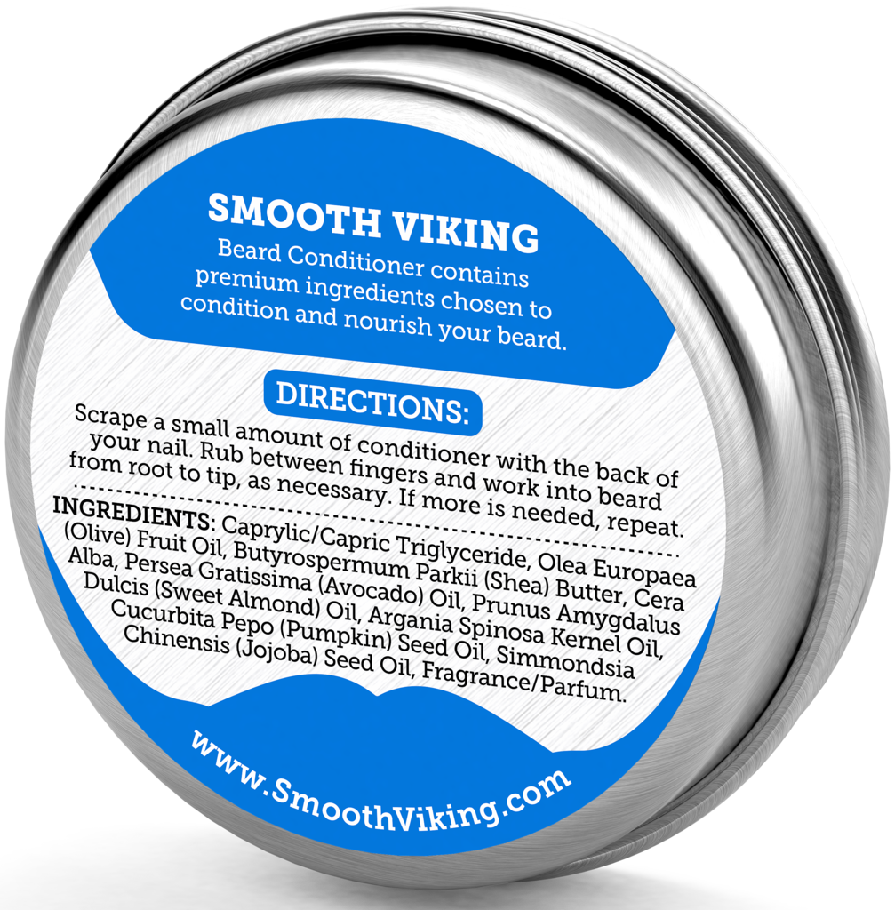 Smooth Viking Beard Care - Beard Conditioner Balm (1007x1024), Png Download