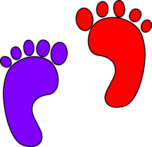 Monster Footprint Clipart (600x583), Png Download