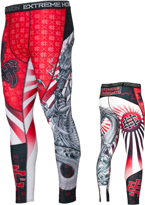 Компрессионные Штаны Extreme Hobby Yakuza - Leggings Extreme Hobby Yakuza For Cycling, Running, (700x700), Png Download