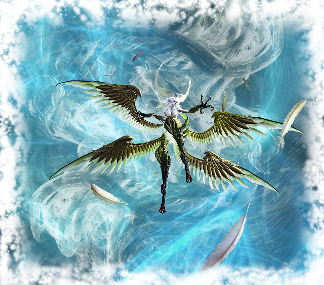 Garuda Full Profile - Bird Of Prey (1130x1008), Png Download
