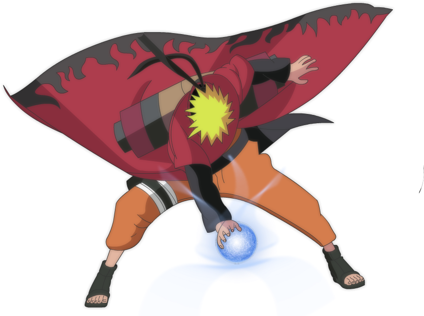 Etapas Do Rasengan - Naruto Modo Sennin Rasengan (900x700), Png Download