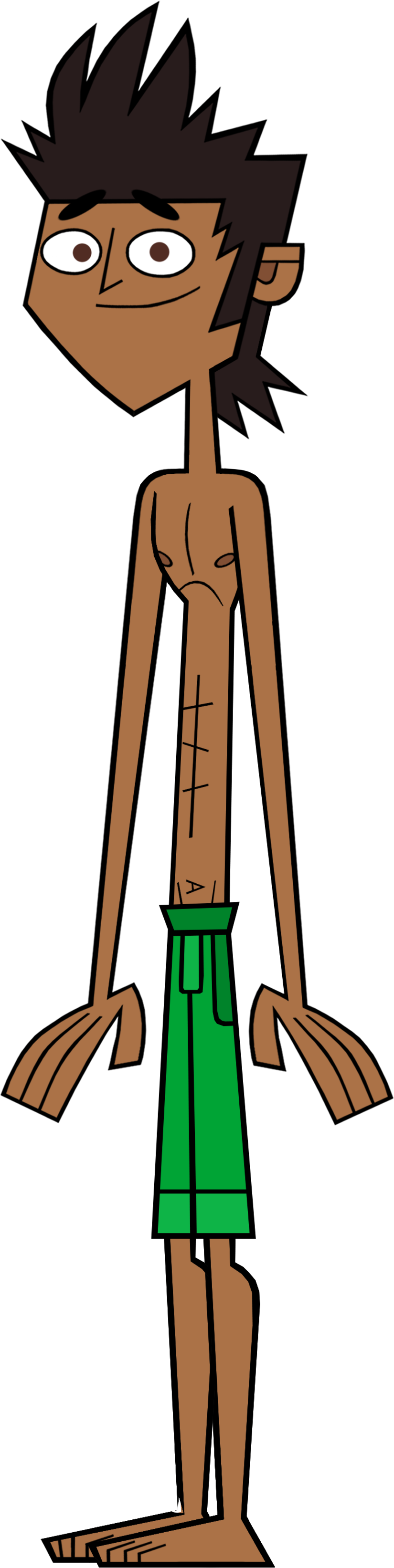 Td Mike Swimsuit - Total Drama Mike Png (825x3286), Png Download