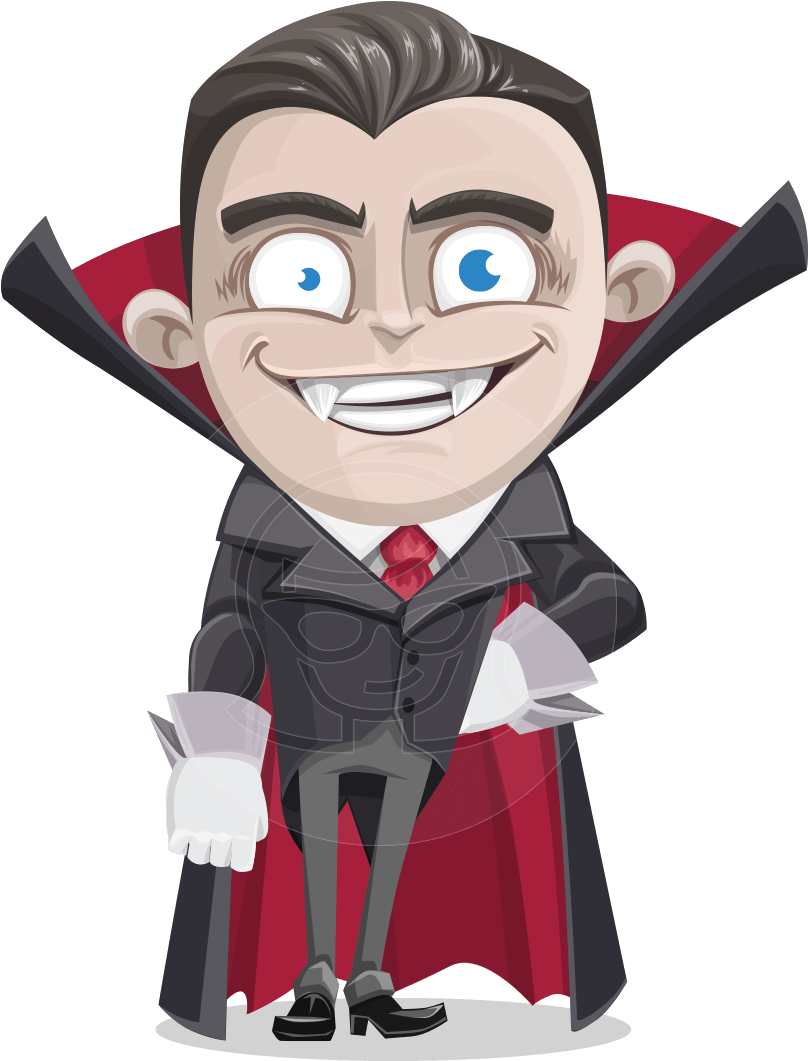 A Vampire Kid Cartoon Character, Formally Dressed In - Cartoon Characters With Slicked Back Hair (818x1060), Png Download