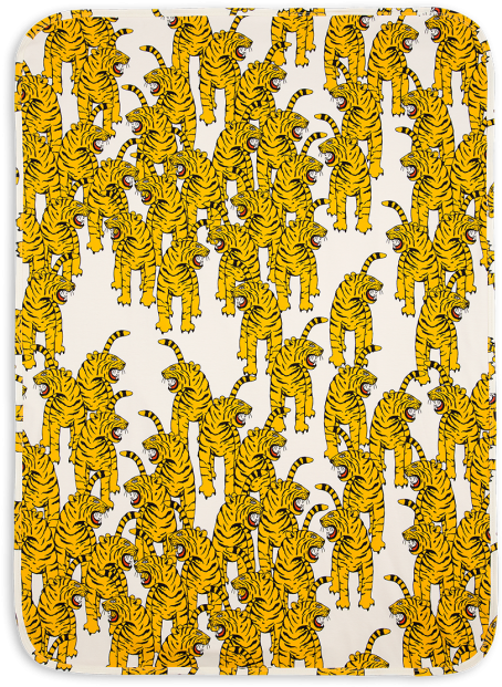 Bengal Tiger Baby Blanket - Mini Rodini Bengal Tiger Baby Blanket (615x800), Png Download