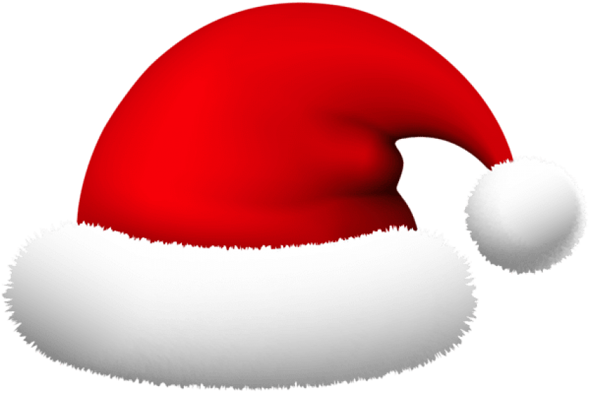Free Png Santa Red Hat Png Images Transparent - Portable Network Graphics (850x566), Png Download