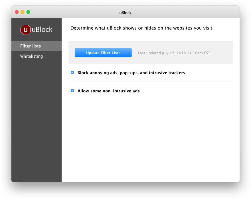 The App Window Has Two Tabs, Filter Lists And Whitelisting - Dji Assistant 2 Refresh (880x700), Png Download