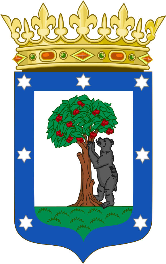 Caminando Por Madrid - Escudo Oso Y El Madroño (582x926), Png Download