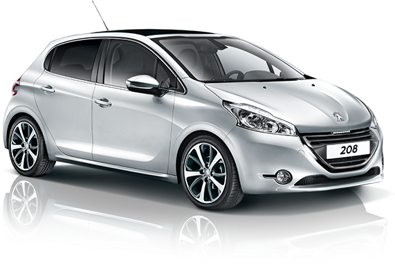 Peugeot Png - Peugeot 208 2012 Png (960x425), Png Download