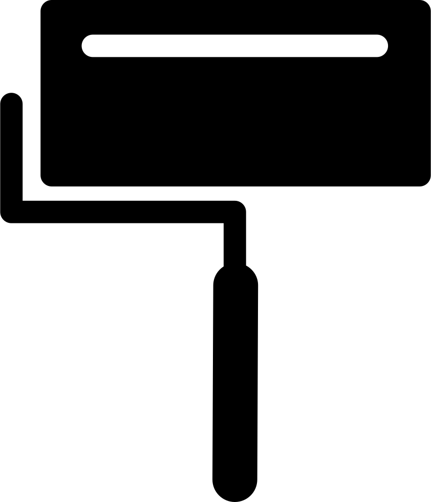Png File Svg - Валик Иконка (842x980), Png Download