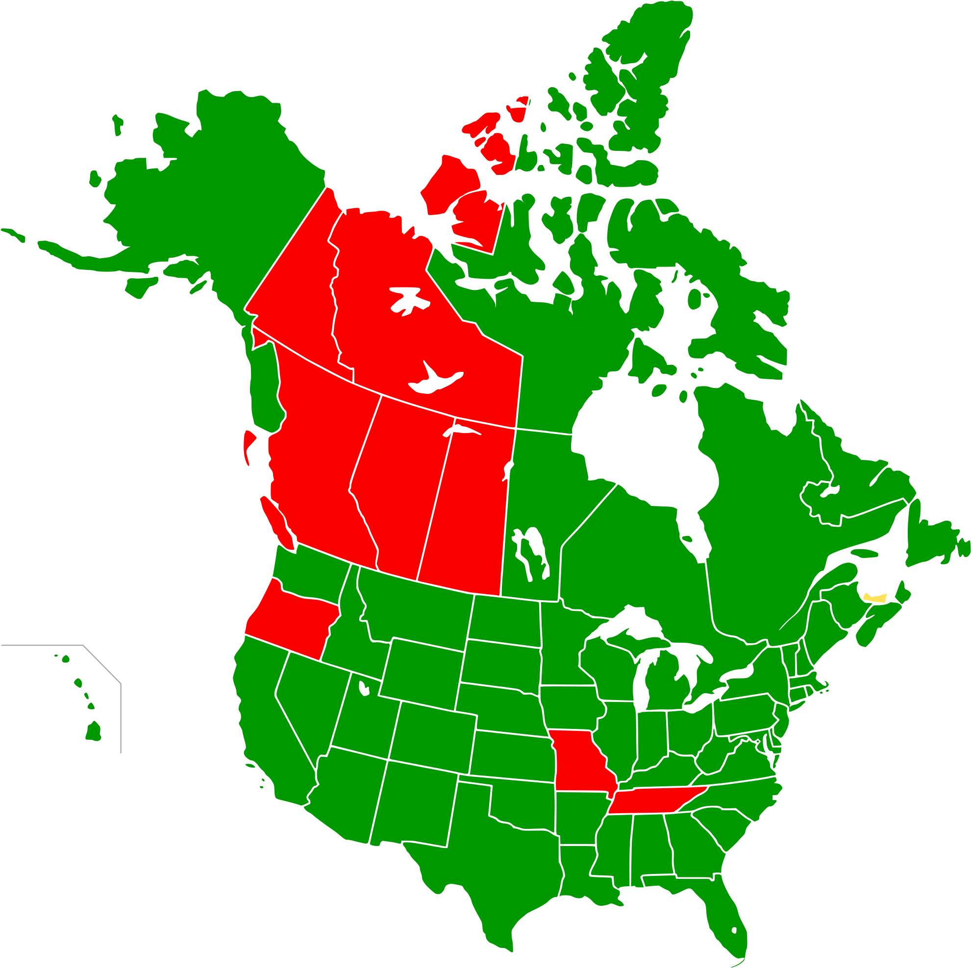 Open - Us States Joining Canada (2000x2000), Png Download