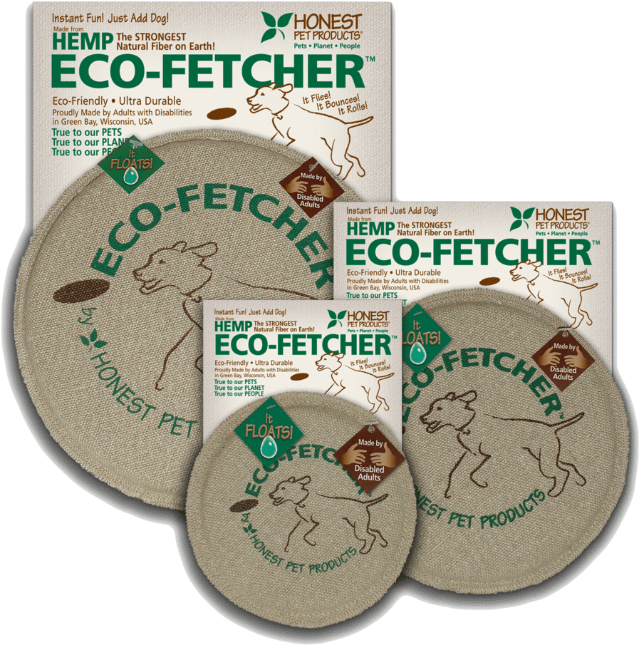 Eco Fetcher™ - Honest Pet Products Eco-fetcher 9" Large (1016x1024), Png Download