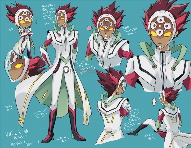 Yugioh Vrains Knights Of Hanoi Ryoken Kogami Revolver - Fan Art (800x1200), Png Download