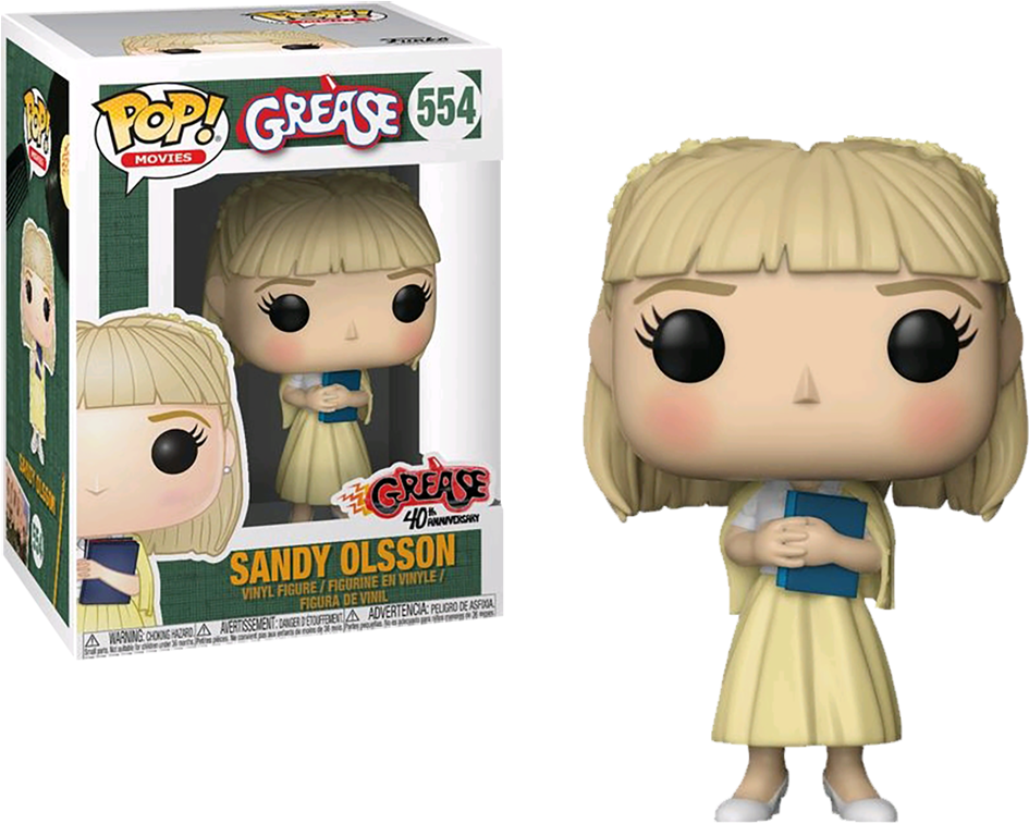 Experience The Friendships, Romances And Adventures - Funko Pop Sandy Grease (1000x1000), Png Download