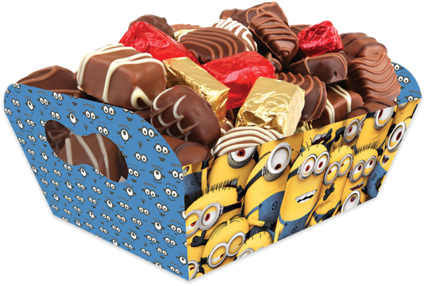 Bandeja Retangular Minions C/ 08 Unidades - Copos Descartaveis Dos Minions (640x640), Png Download