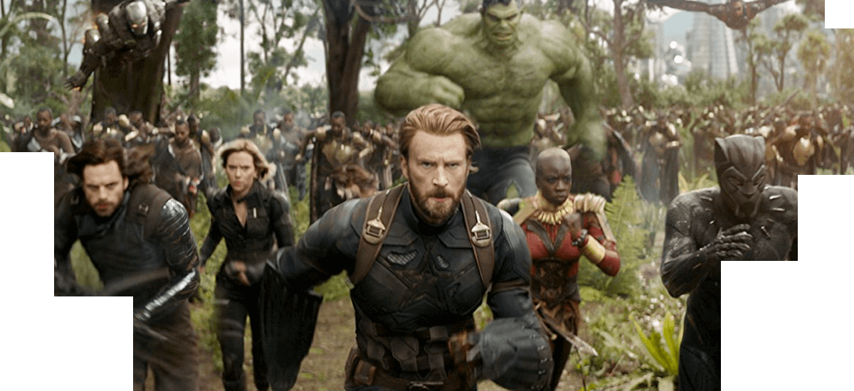 2018 Summer Movie Preview - Avengers 4 Trailer Leak (1200x550), Png Download
