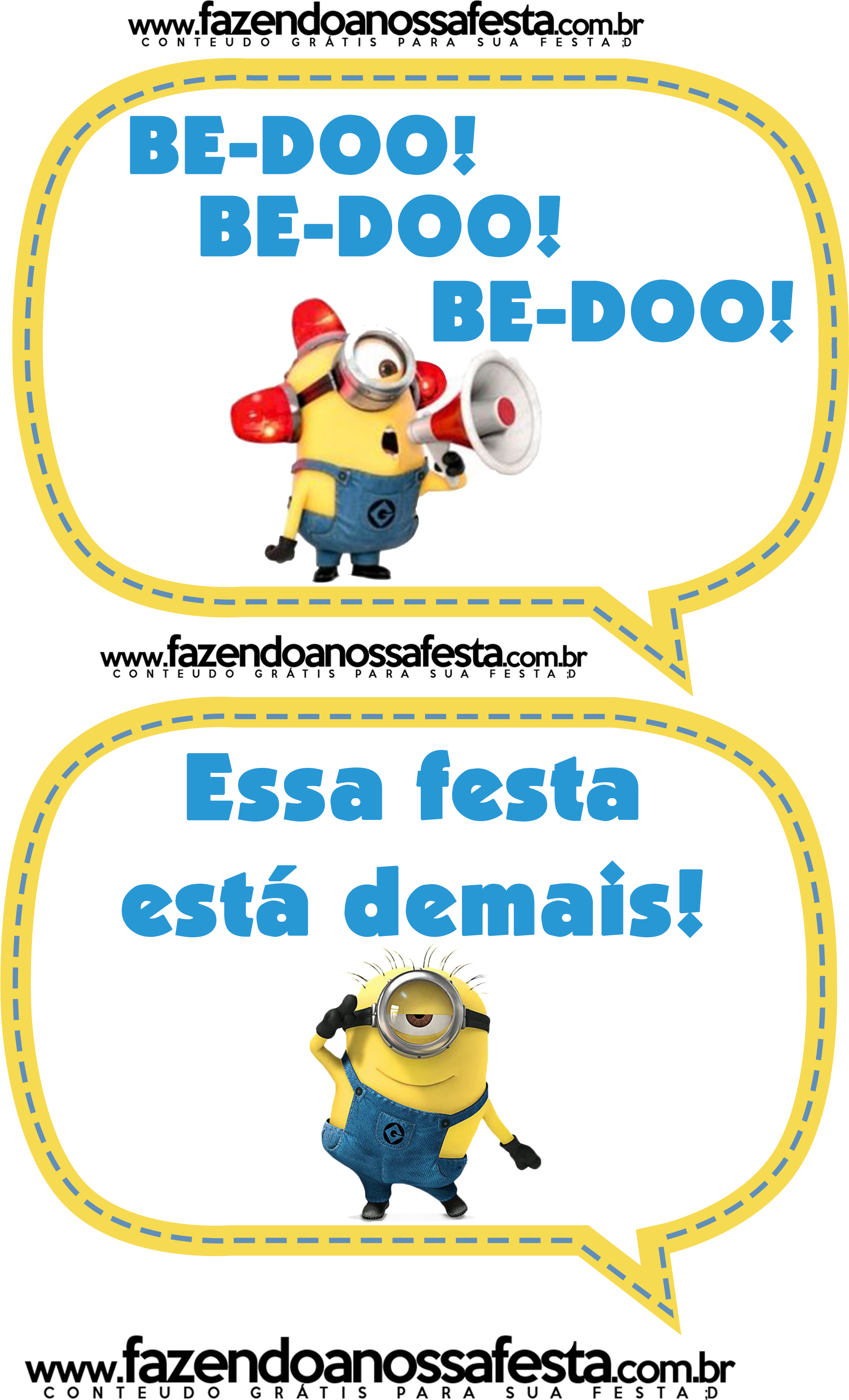 Plaquinhas Divertidas Dos Minions - Plaquinhas De Aniversario Dos Minions (2480x3508), Png Download