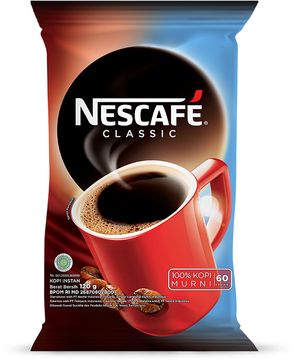 Nescafe Classic Coffee In Jar 3.5 Oz. (1200x938), Png Download