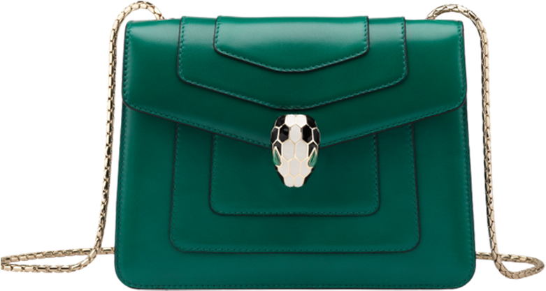 Bulgari Serpenti Bag Green - Bvlgari Serpenti Replica Bag (834x641), Png Download