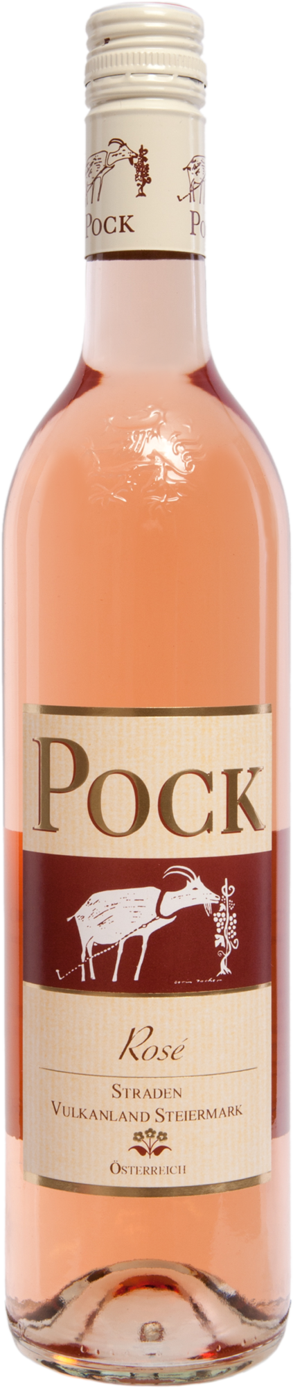 Weingut Pock Rosé - Glass Bottle (423x2000), Png Download