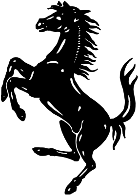 Works Out Pretty Well For Ferrari - Ferrari Horse Logo Png (880x660), Png Download