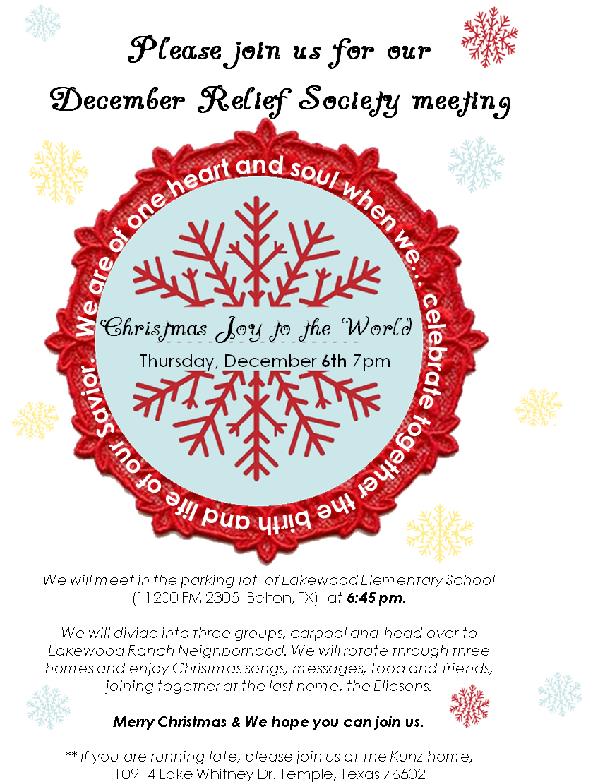 Christmas Circle Of Love - Simple Snowflake And Banner Holiday Card | Holiday (841x1145), Png Download