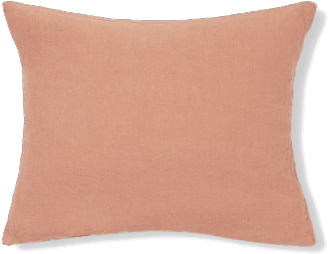 Sand Rose Pre-washed Linen Cushion Cover - Cushion (480x640), Png Download