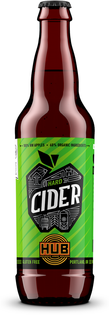Hub Site Bottle Cide - Hopworks Urban Brewery Survival Stout, 22 Fl Oz (948x1050), Png Download