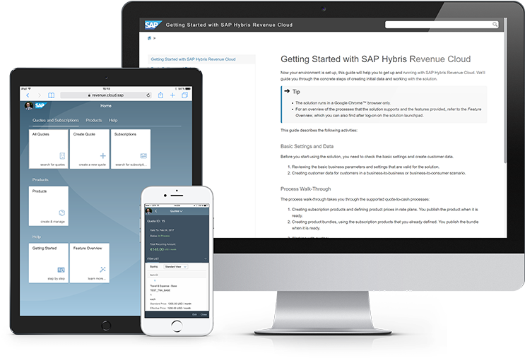 Sap Hybris Revenue Cloud, Standard Edition - Sap Hybris (829x534), Png Download