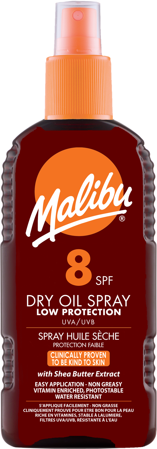 Quick View - Malibu Spf 30 Dry Oil Spray (537x1537), Png Download