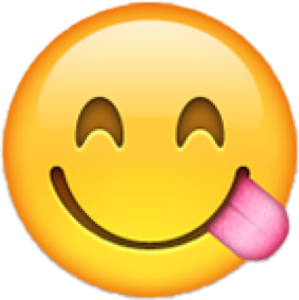 Licking Lips Emoji Png (958x959), Png Download