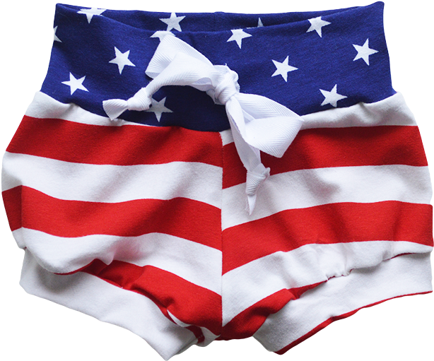Stars And Stripes Shorties/shorts - Boy (768x768), Png Download
