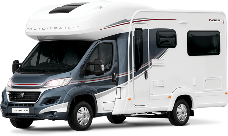 2 4 Berth Sunrise Campervan, Auto Trail Tribute 625 (1000x488), Png Download