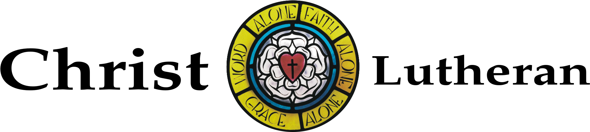 Christ Lutheran Church Logo - Luther's Rose Note Cards (2000x500), Png Download