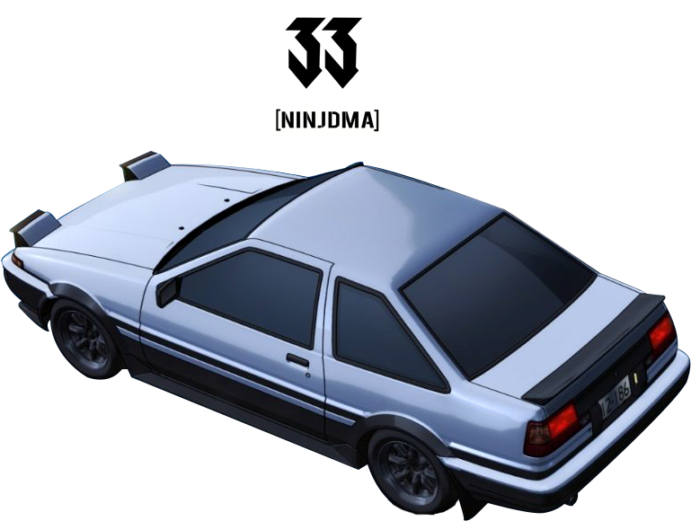 Initial D Png - Initial D Car Png (896x629), Png Download