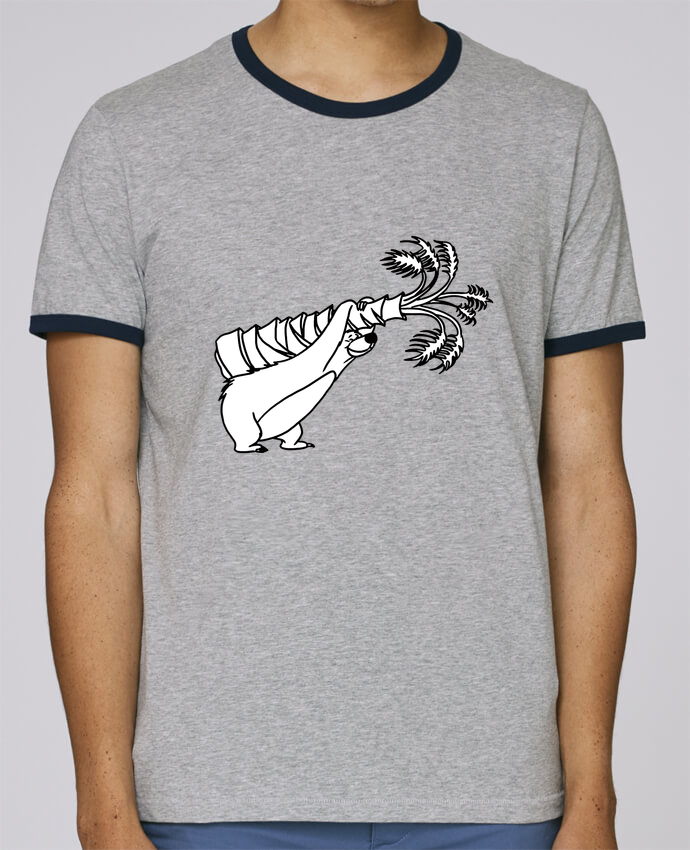 T-shirt Ringer Contrasté Homme Stanley Holds Baloo - T-shirt (690x850), Png Download