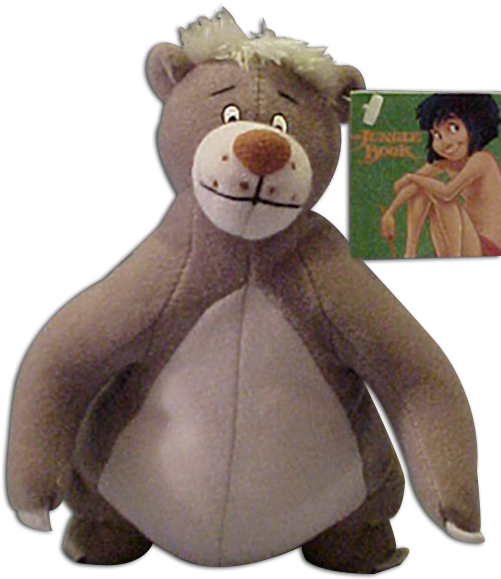 Jungle Book Baloo Bear Huggable Disney Dancing - Disney (511x605), Png Download