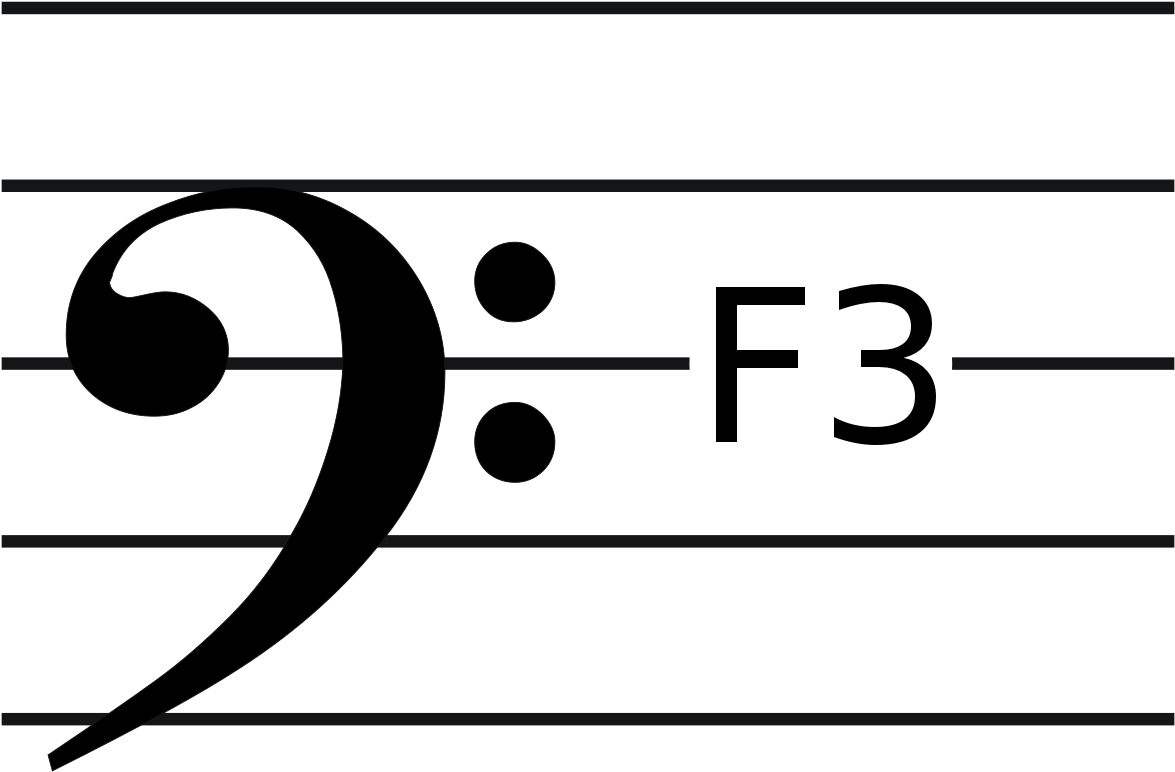 Subbass Clef (1200x1778), Png Download