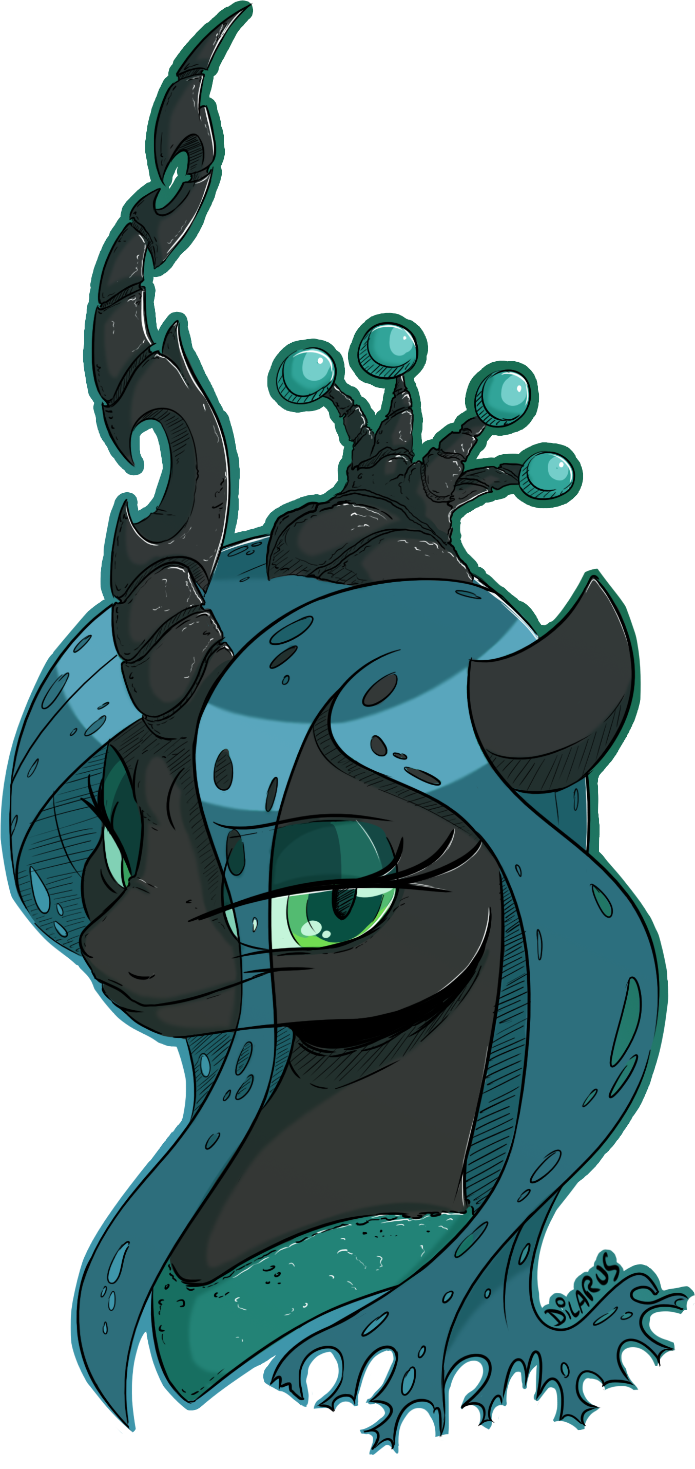 Queen Chrysalis - My Little Pony: Friendship Is Magic (1354x2859), Png Download