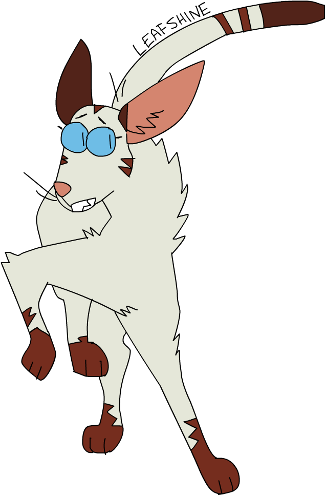 Leafshine Windclan - Cartoon (1000x964), Png Download