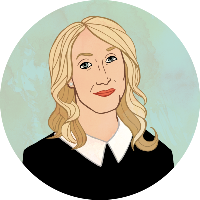 J - K - Rowling - Blond (800x800), Png Download