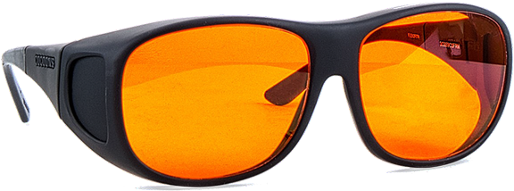 Orange Forensic Laser Goggles - Foxfury Lighting Solutions (600x599), Png Download