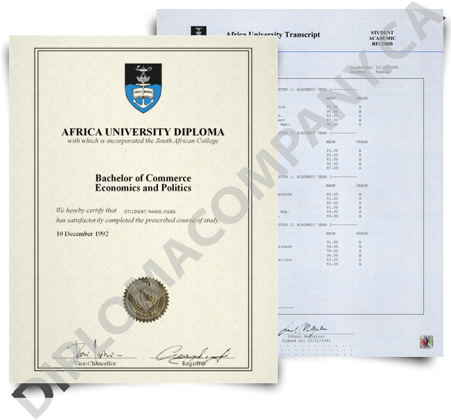 Fake South Africa Diplomas And Transcripts - University Of Cape Town (650x650), Png Download