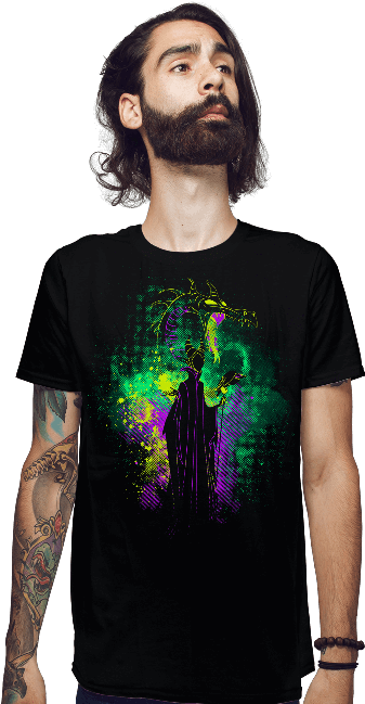 Download Maleficent Art - Anvil Adult Triblend T-shirt 6750 PNG Image ...