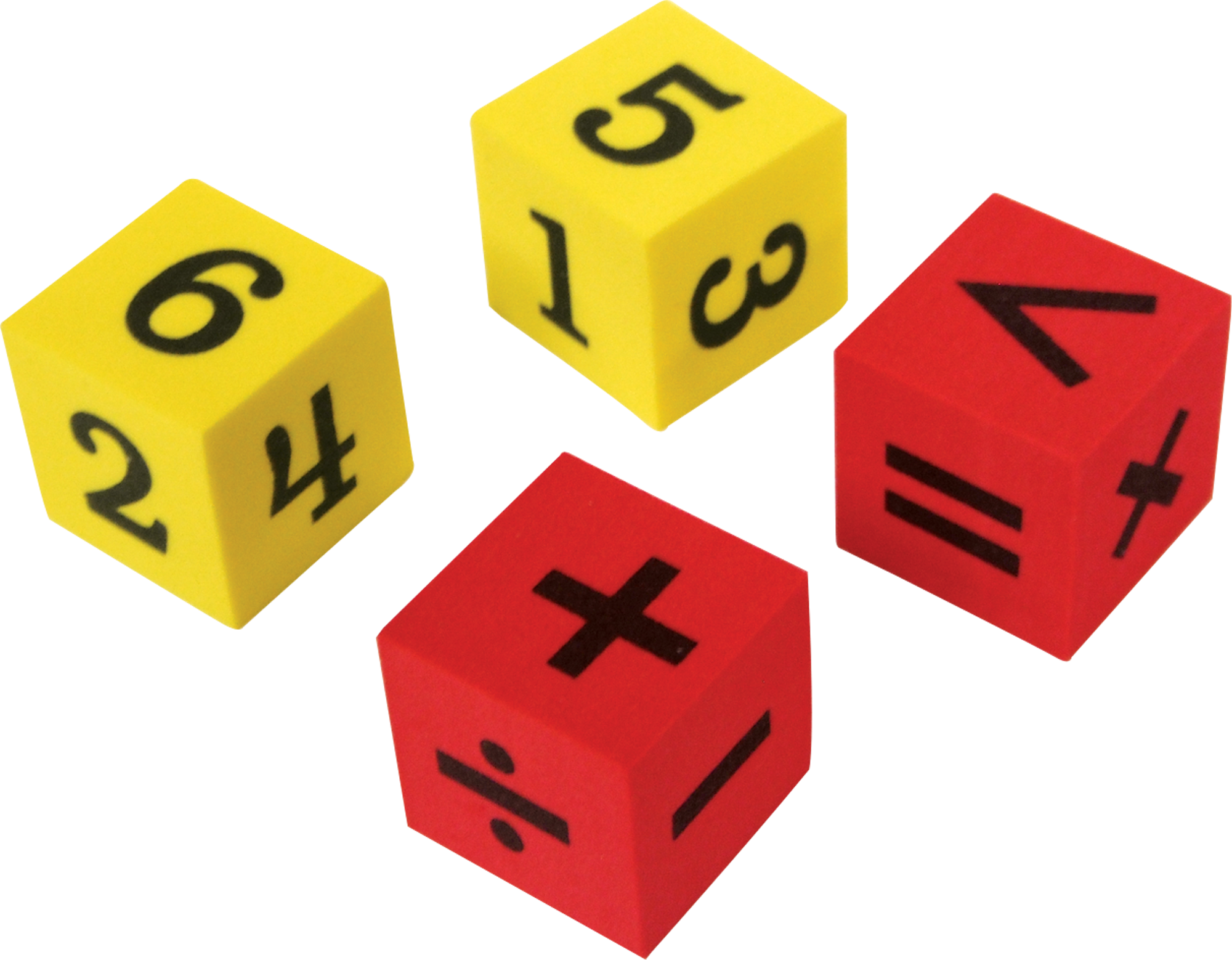Dice Icon Png - Foam Numbers Operations Dice (2000x1558), Png Download