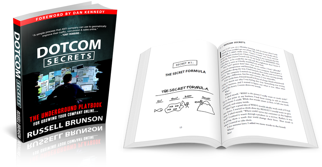 On Twitter - Dotcom Secrets Book (1200x600), Png Download