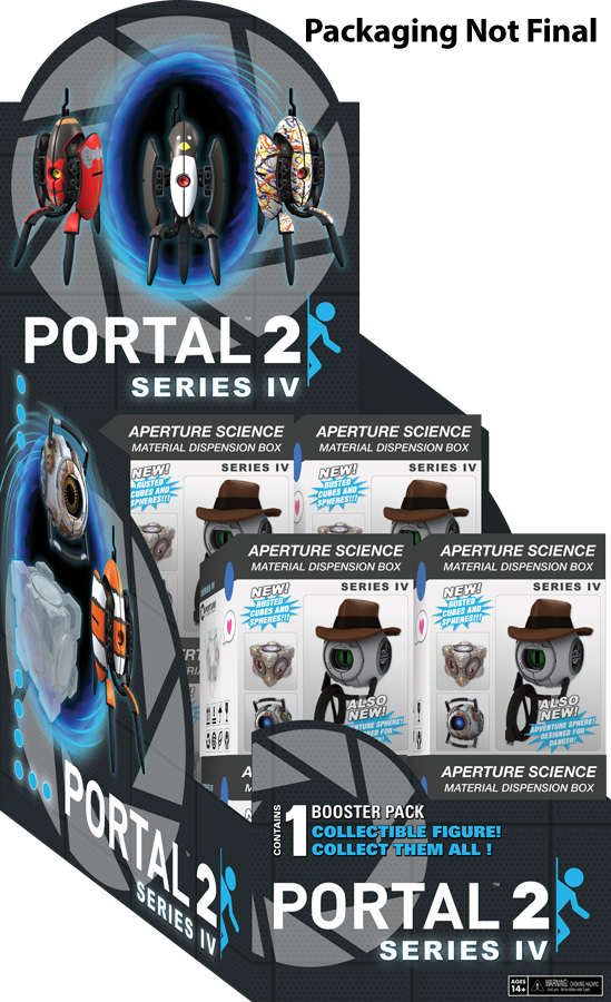 Series 4 Collectible Figures - Portal 2 Toys (549x900), Png Download