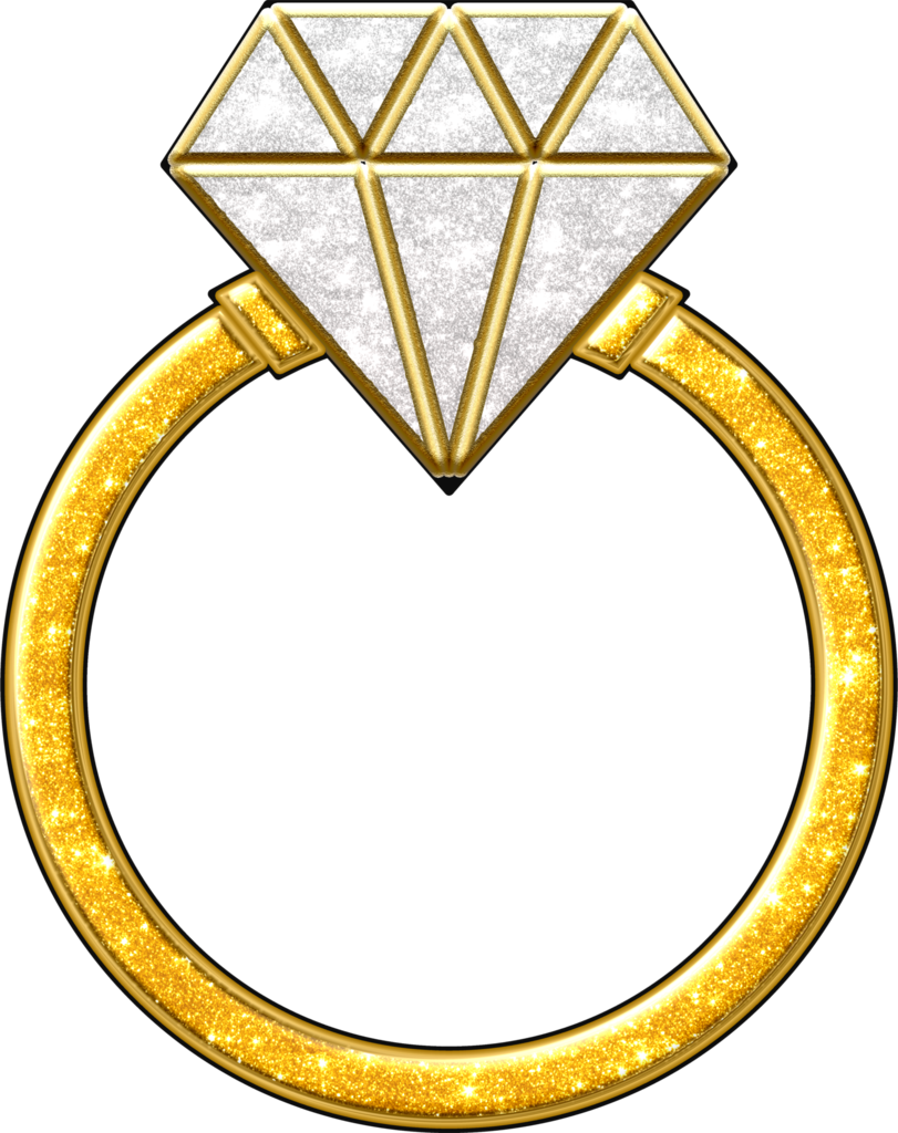 Bling Ring - Diamond Ring Props (811x1024), Png Download