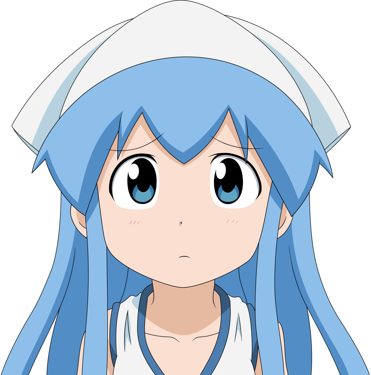 Anime Girl Confused Png - Anime Confused Face Png (890x898), Png Download