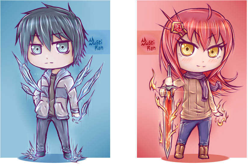 Anime Boy With Fire Sword Png Anime Boy With Fire Sword - Cartoon (1050x650), Png Download