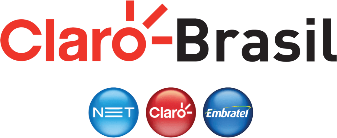 A Claro Brasil, Detentora Das Marcas Claro E Net, Comemora - Claro Musica Logo Png (1167x524), Png Download